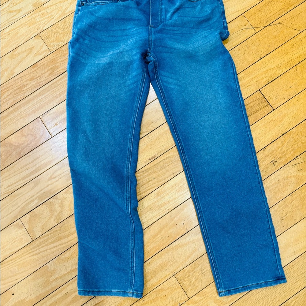 Lucky Brand Blue Elastic Waist Denim Pants